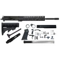 Ghost Firearms Vital Upper Receiver, Rifle Lower Parts Kit, 5.56mm, 16in, Carbine , 4150 M4 Barrel, 1-7 Twist, 11in M-LOK Free Float Hand Guard, A2 Birdcage Flash Hider, Black