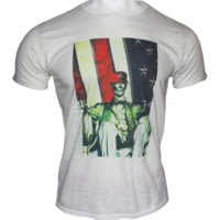 Gi Men's T-shirt Trump Abe Lincoln Medium White!