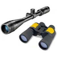 2-PC Tasco Hunting Gift Package - Tasco 7x50 Waterproof Binoculars OS19, Tasco 6-24x42 Rifle Scope