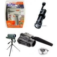 4-PC Ultimate Neighborhood Watch Gift Package - Bushnell Night Vision Scope w/ Audio Boom Microphone 260300 , Bushnell 16-32x50mm Scope 788332, Bushnell Speedster II 101900, Streamlight NF-2