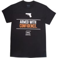 GLOCK AP95045 ARMED WITH CONFIDENCE TSHIRT BLK 3XL