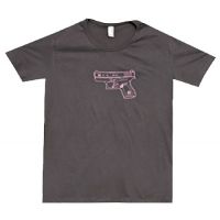Glock T-Shirt Ladies G42 Short Sleeve Gray Cotton AA46007