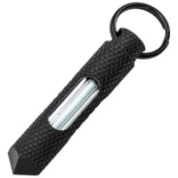 Glow Rhino Knurled Steel Glow Fob Blue