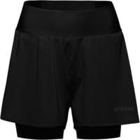 GOREWEAR CONCURVE 3 2in1 Running Shorts Women's in Black Small Regular fit 9F4422CA