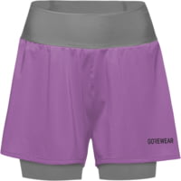 GOREWEAR CONCURVE 3 2in1 Running Shorts Women's in Scrub Purple/Lab Gray XS Regular fit ABFC53CF