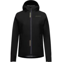 GOREWEAR CONCURVE LE3 GORE-TEX Running Jacket Iridescent Trim Women's in Black Large Slim fit Waterproof BFC6DF0C