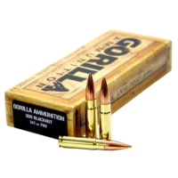 Gorilla Ammunition Troop 300 Blackout 147 Gr Full Metal Jacket Rifle Ammunition