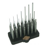 Grace USA 21 Piece Steel Punch Set with Bench Block