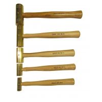 Grace USA 5 Piece Hand Turned Brass Hammer Set