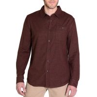 Gramicci Riverbend Long Sleeve Flannel Shirt - Men's-Dark Walnut-Large