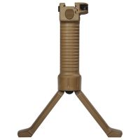 Grip Pod Military Model With Cam Lever Attachment 5.75 Inches Closed/8.25 Inches Deployed Flat Dark Earth GPS-02T-CL