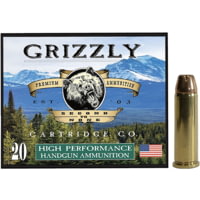 Grizzly Cartridge 38 Special 125 Grain Jacketed Hollow Point Pistol Ammunition
