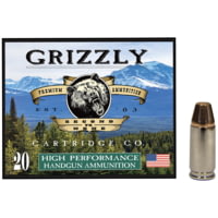Grizzly Cartridge 9 mm +P 147 Grain Full Metal Jacket-Flat Point Pistol Ammunition