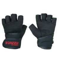 Grizzly Fitness Power Training Wrist Wrap Gloves