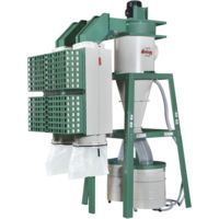 Grizzly Industrial 3-Phase Dual-Filtration HEPA Cyclone Dust Collector
