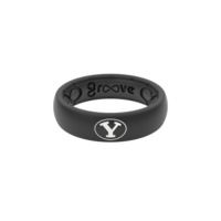 Groove Life Thin - Collegiate Brigham Young Silicone Ring