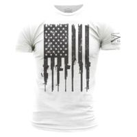 Grunt Style Rifle Flag Tee Shirt - Men's