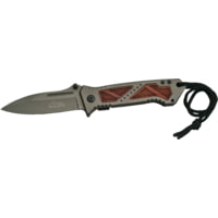 Guard Dog Security Guard Dog Knife Metal/wood Handle Folder 4"!