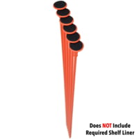 Gun Storage Solutions Gss Orange Rifle Rods .22 Caliber 6-pack