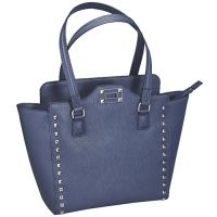 Gun Tote'n Mamas Chrome Studded Textured Cowhide Tote