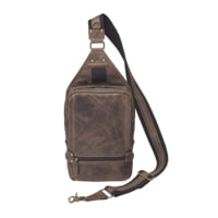 Gun Tote'n Mamas GTMCZY108 Sling Backpack Leather Brown Includes Standa