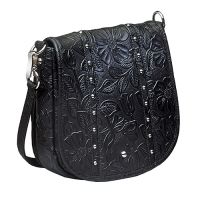 Gun Tote'n Mamas Simple Bling Tooled Leather Bag