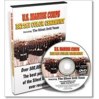Gun Video DVD - U.S. Marine Corps Battle Color Ceremony - Silent Drill Team M0049AD