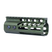 Guntec USA 4in Ultra Lightweight Thin M-LOK System Handguard w/ Monolithic Top Rail