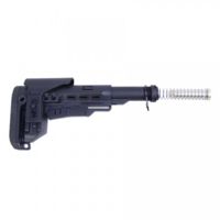 Guntec USA AR-15 Multi Caliber Collapsible Stock w/Adjustable Cheek Riser