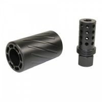 Guntec USA AR-15 Muzzle Comp w/QD Blast Shield
