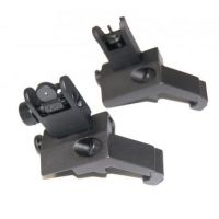 GUNTEC USA AR-15 45 Degree Spring Assisted Flip Up Sight Set