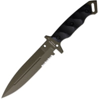 Halfbreed Blades Medium Infantry OD Black 6.5in Fixed Blade Knife