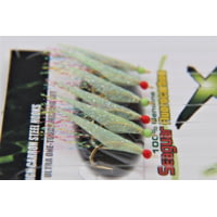 Hayabusa EX101-16 Hage Green Fish Skin 6-Hook Sabiki Rig