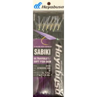 Hayabusa Uv Mackerel Skin Sabiki, Main 21Lb And Branch 13Lb Test Line
