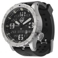 Hazard 4 Heavy Water Diver Black Tie Unisex Analog Watch