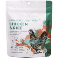 Heather's Choice Spinach Curry With Chicken And Rice Dehydrated Dinner