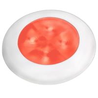 Hella Marine 24V LED Round Courtesy Lamp w/ White Bezel