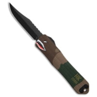 Heretic Knives Manticore E Bowie OTF Knife A-10 Warthog Aluminum 3.25 DLC E0E08838