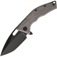 Heretic Knives Martyr Linerlock Gray Folding Knife