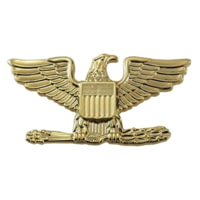 HERO'S PRIDE Colonel Pin W/ Regular/clutch Back - 1'' High - Pair