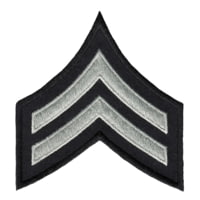 HERO'S PRIDE Corporal Lapd Chevron P3 3 1/8'' Wide - Pair