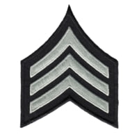 HERO'S PRIDE Sergeant Lapd Chevron 3 1/8'' Wide - Pair