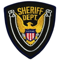 HERO'S PRIDE SHERIFF DEPT Eagle w/ Blank Scroll