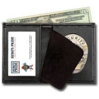 Hero's Pride Deluxe Bi-fold Badge Wallet w/ ID window