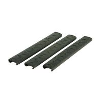Hexmag Slim Line 18-Slot LowPro Rail Covers 3 Pack , AR15 Accessories