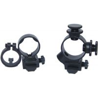 Hi-Lux Optics Malcolm 17in Short Scope Mount Set with 1/2in Bases
