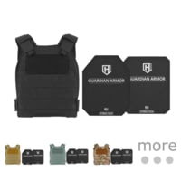HighCom Armor TFO Series Rifle Armor Kit Plate Carrier w/Guardian RSTP Ceramic Plates w/UHMWPE Backing