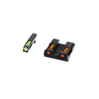 HiViz LiteWave H3 Tritium/Litepipe Pistol Night Sight Set - Fits All Glock Gen 1-5 in 9mm, .40 S&amp;W, .357 SIG, Except Glock 42/43
