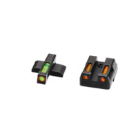 HiViz LiteWave H3 Tritium/Litepipe Pistol Night Sight Set - Fits Heckler &amp; Koch HK45/ HK45 Compact/ P30/ P30L/ VP40/ VP9/ VP9SK
