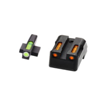HiViz LiteWave H3 Tritium/Litepipe Pistol Night Sight Set - Fits All Kimber 1911 w/ Fixed Sights, Except Micro